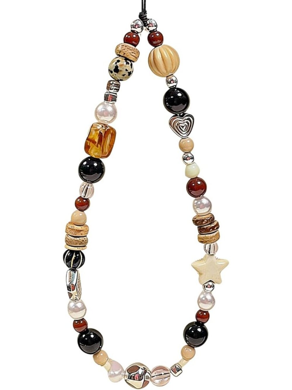 Trendy Beaded Camera Wrist Strap & Lanyard - Pearl Chain Keychain Gift